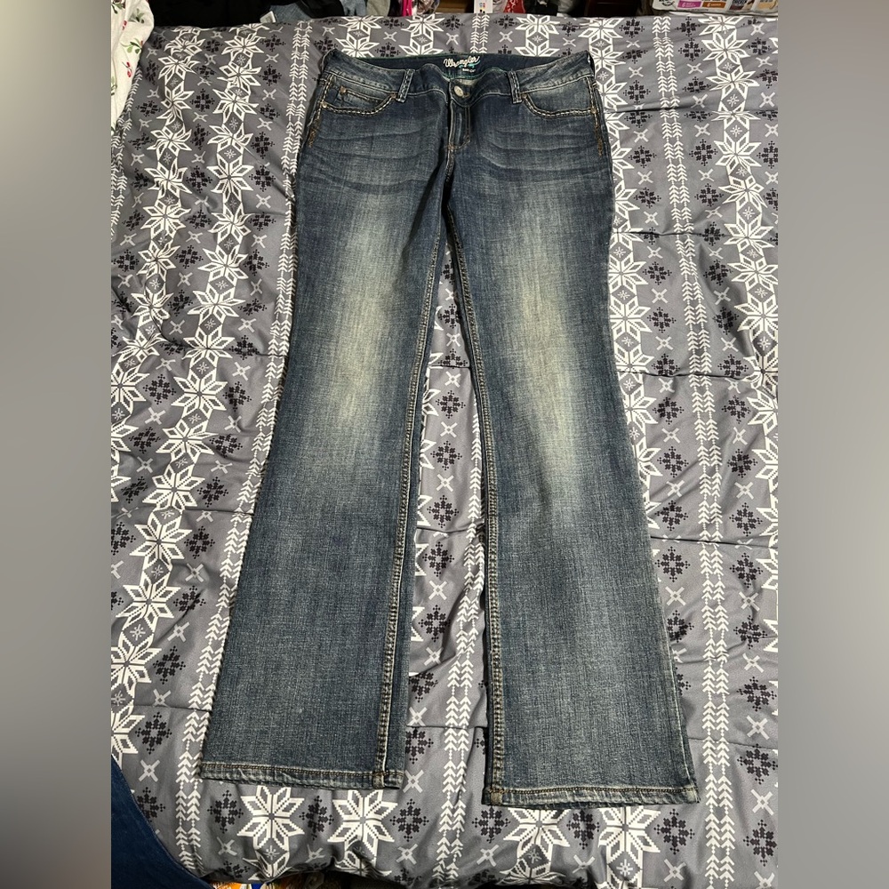Wrangler Women's Dark Blue Boot Cut Jeans